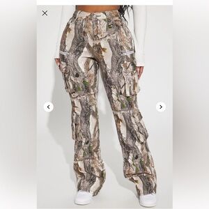 Sneak Attack Camo Cargo Jean - Taupe/combo